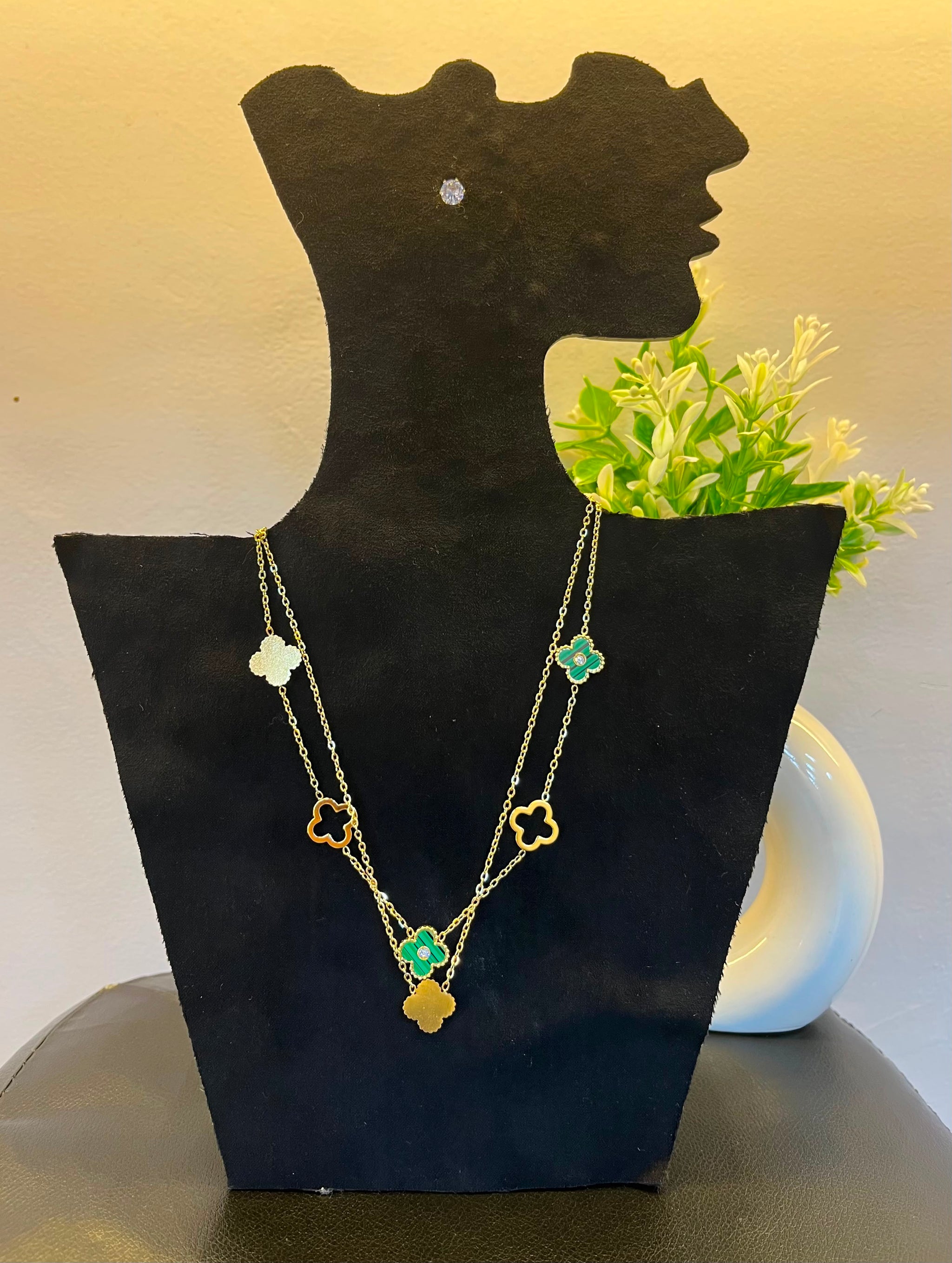 1184 Elegant Gold Plated Necklace