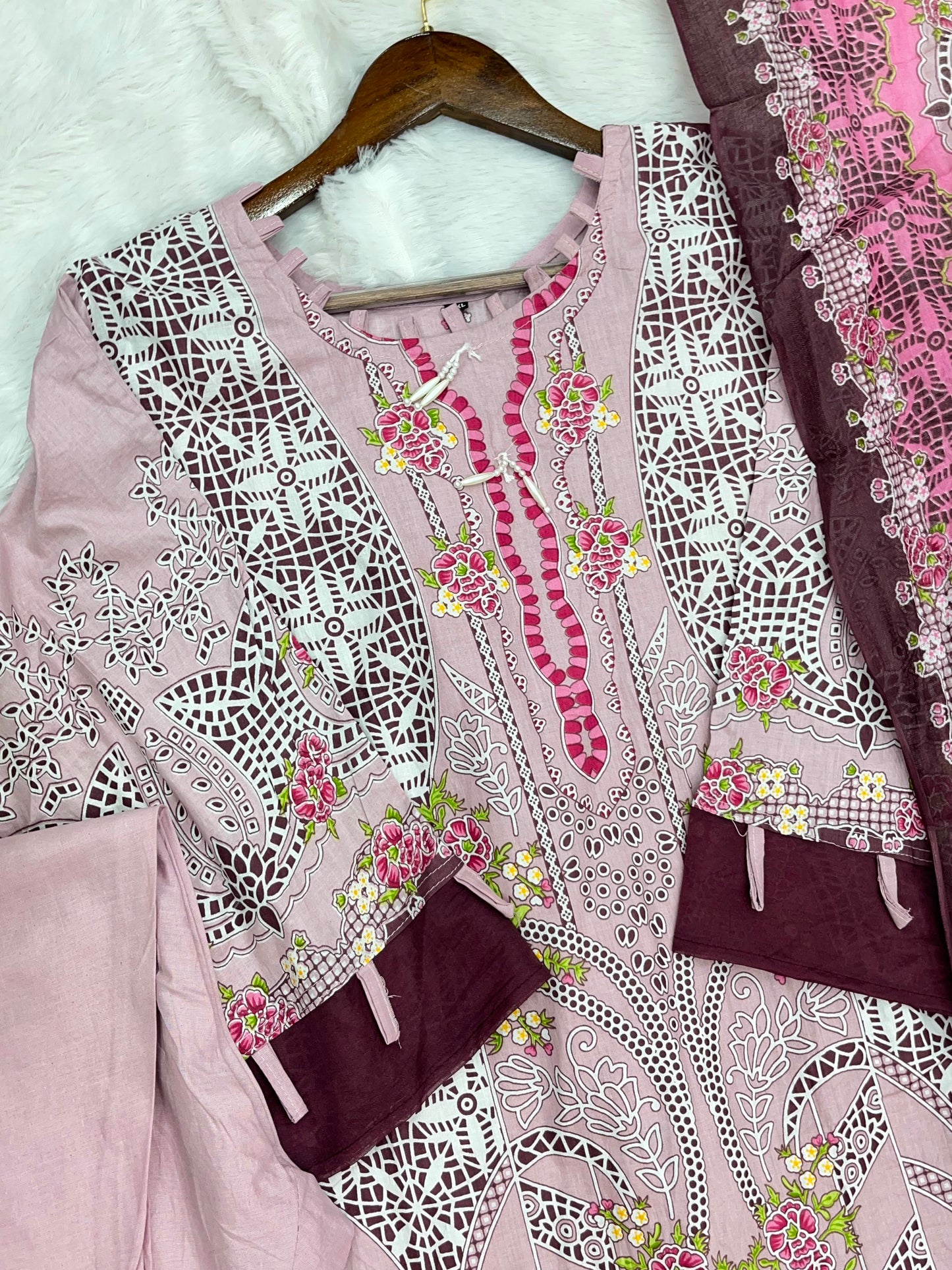 1297 Pakistani Customized Printed Suit
