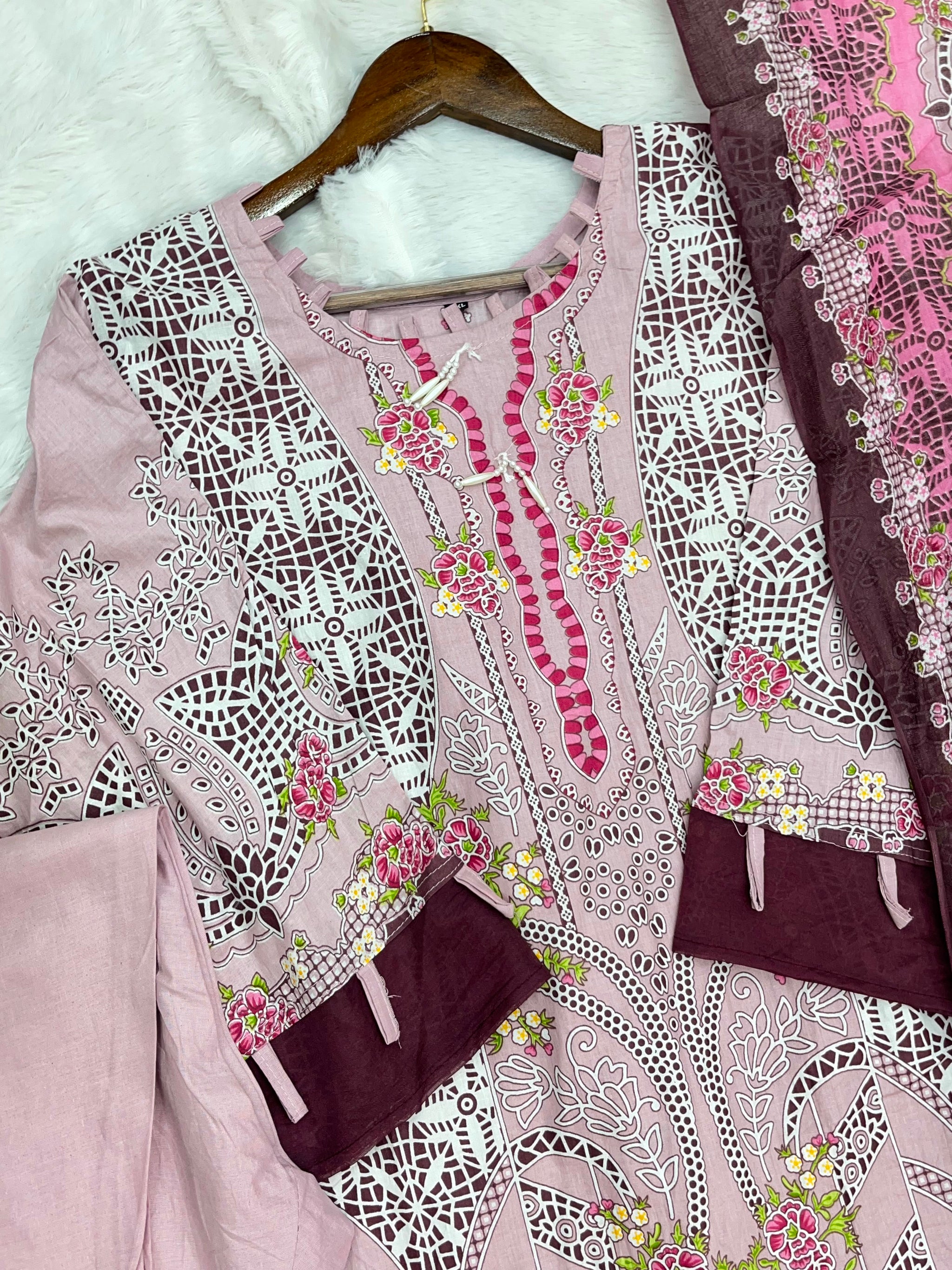 1297 Pakistani Customized Printed Suit