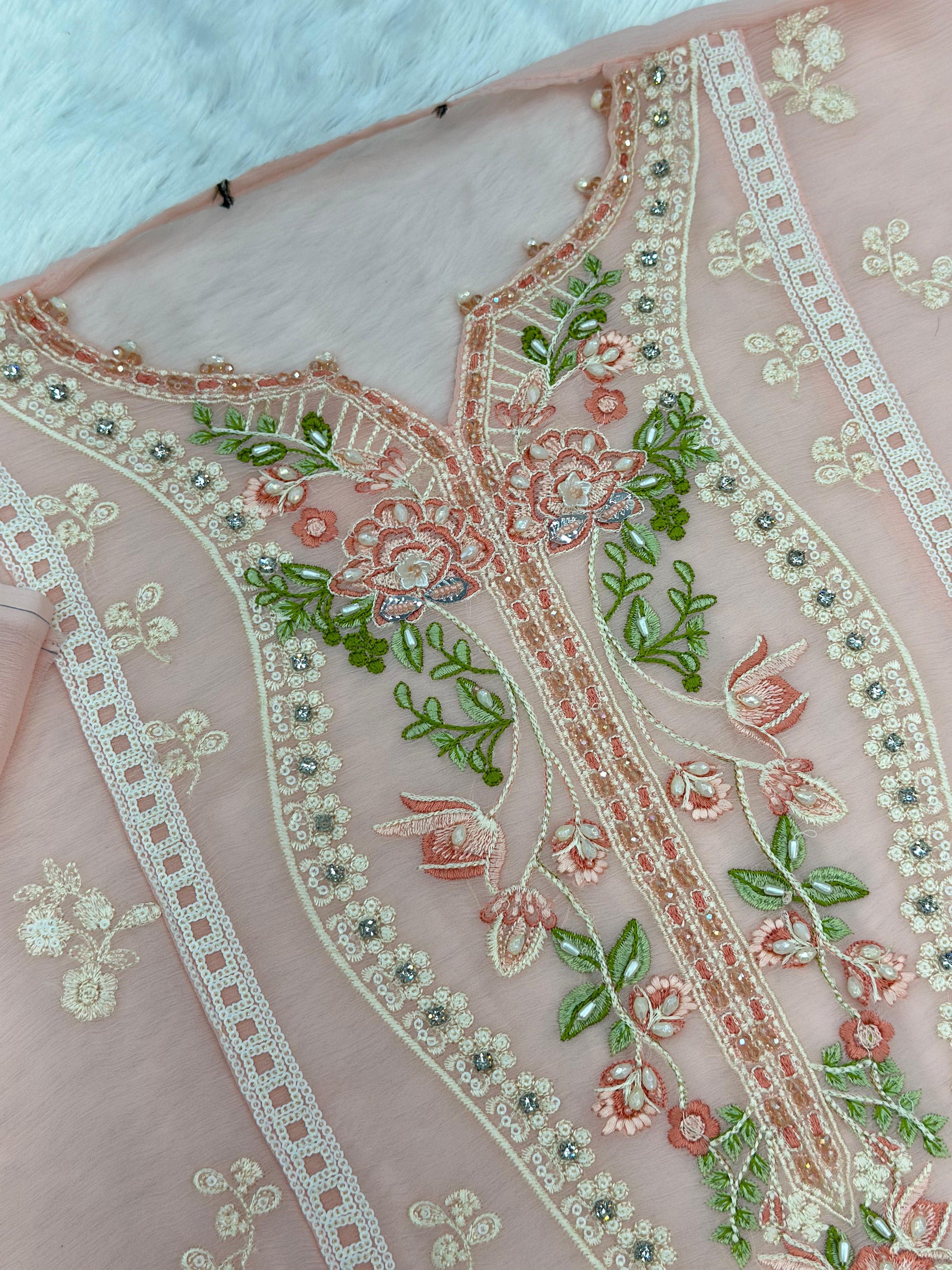 875 Semi-Stitch OG Zainab Fazlani Riwayat Formal Chiffon Collection
