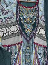 1306 Pakistani Embroidered Suit - Vandana Aarzu