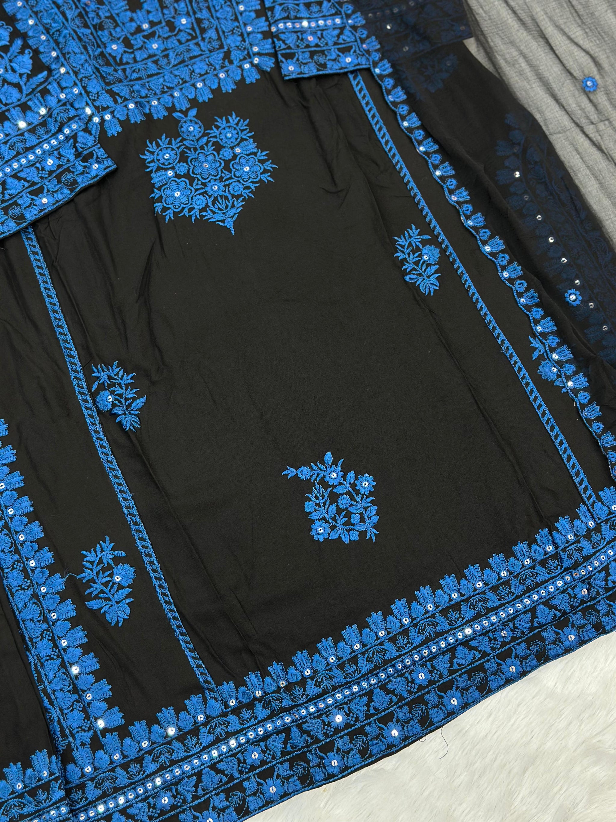 796 Readymade Pakistani Palazzo Coord-Set