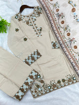 772 Readymade Pakistani Embroidered Suit