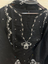 621 Premium Pakistani Party Wear - Black
