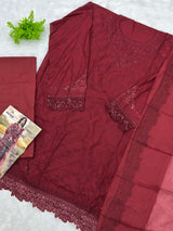 840 Adan Libas Pakistani Unstitched Lawn Suit