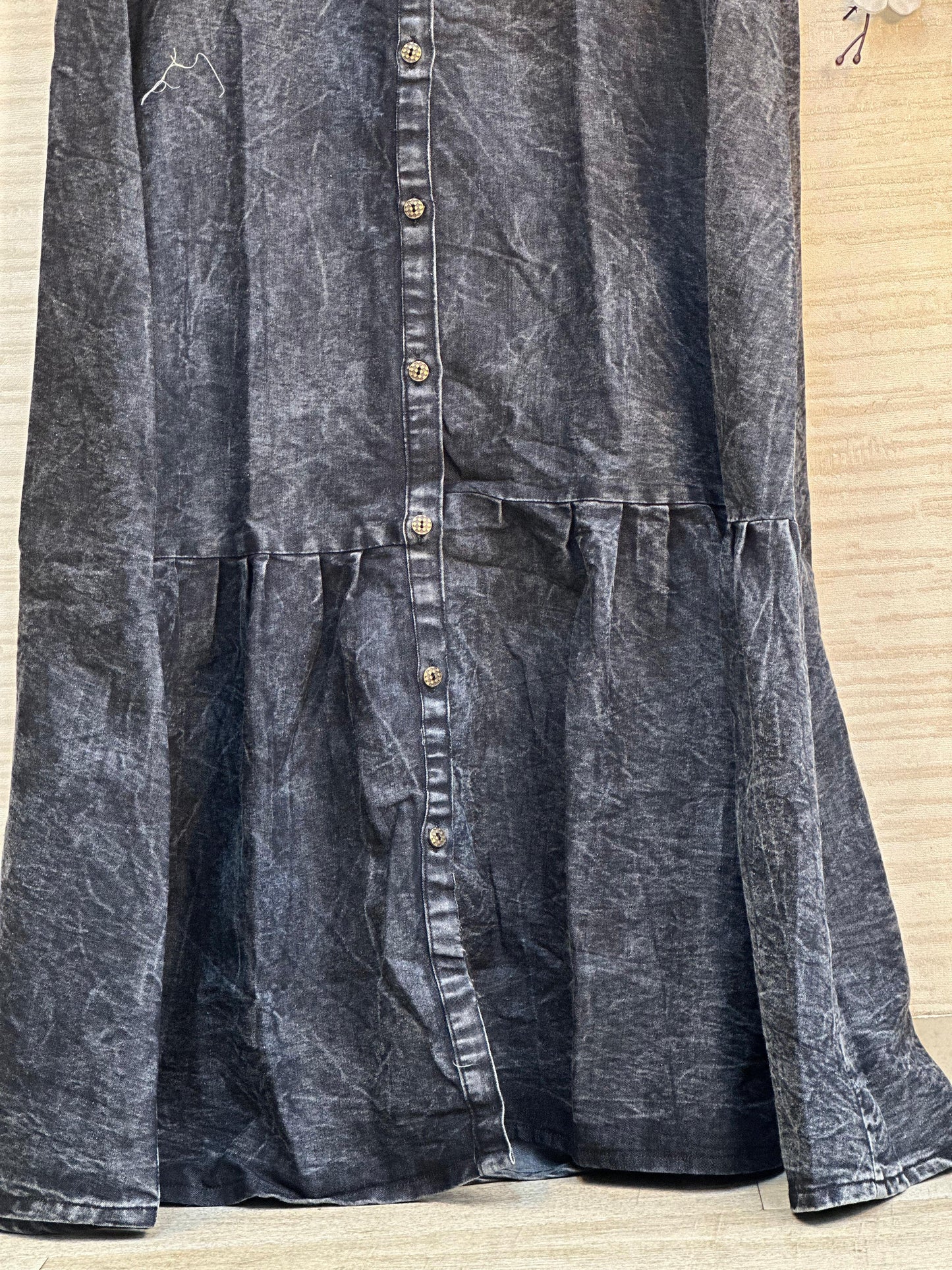 902 Denim Embroidered Coord-Set - Blue