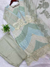 752 Readymade Pakistani Heavy Chikankari Suit