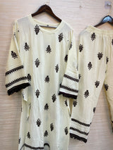906 Modest Long Coord-Set - White
