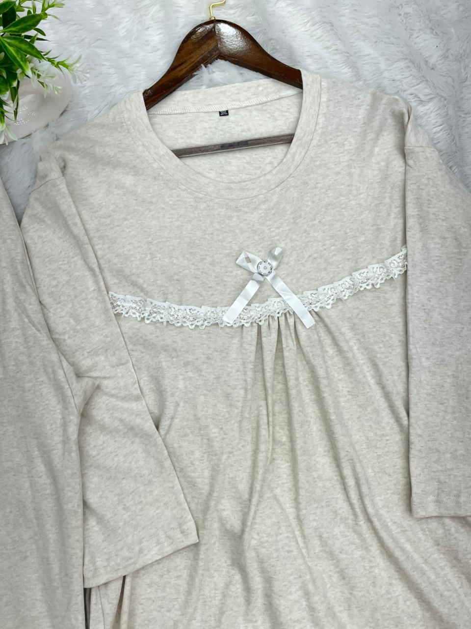 1344 Korean Bow Night Wear