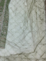 1434 Heavy Pakistani Partywear - Fawn Brown