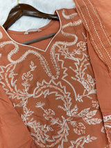 754 Elan Readymade Pakistani Heavy Embroidered Lawn