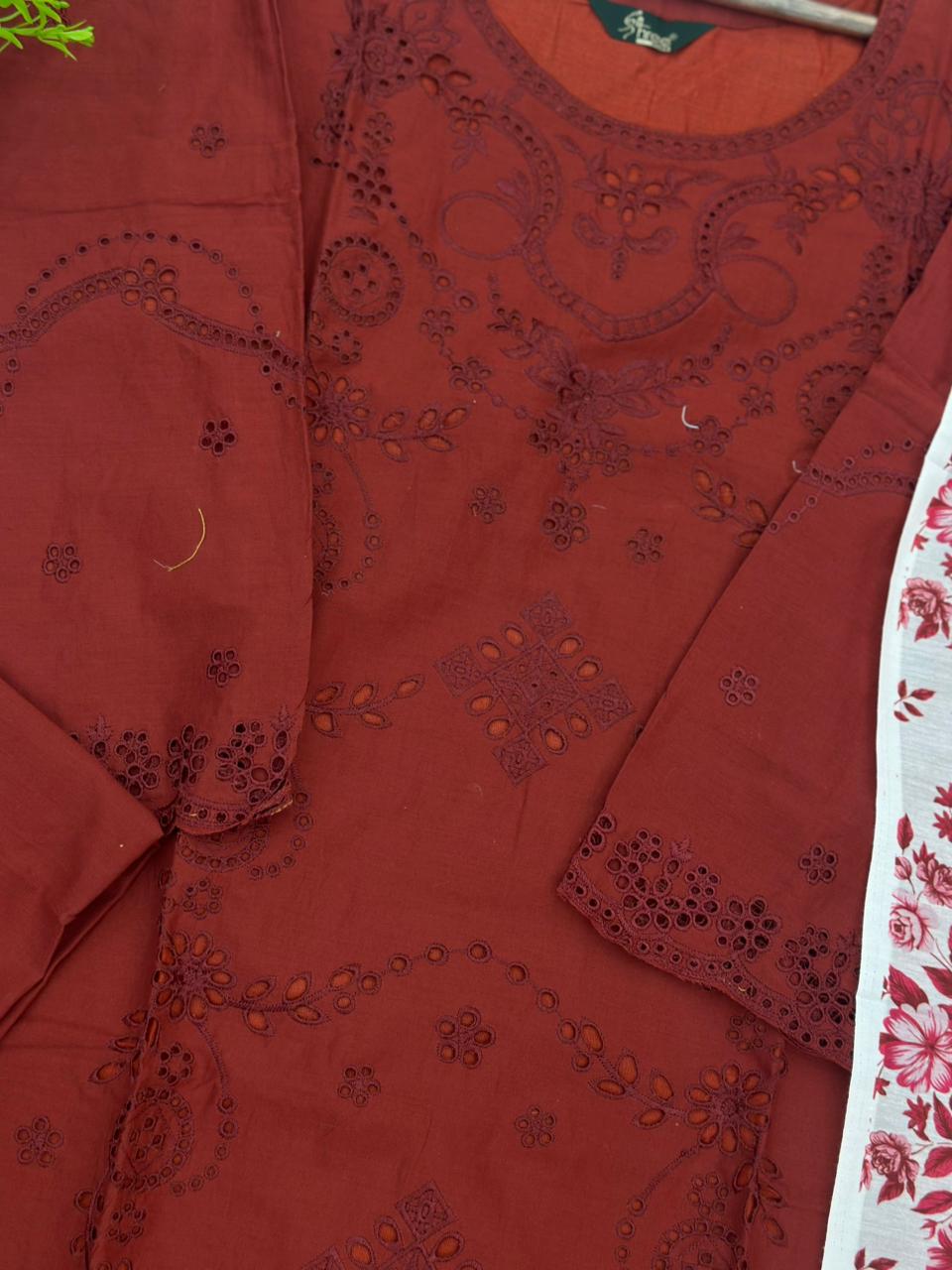 766 Readymade Pakistani Chikankari Suit