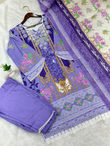 936 Pakistani Embroidered Suit