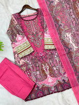 1309 Pakistani Embroidered Suit - Vandana Aarzu