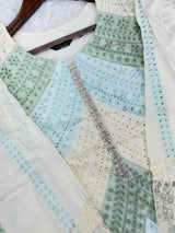 753 Readymade Pakistani Heavy Chikankari Suit