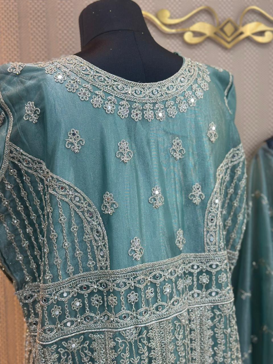 863 Readymade Anarkali Gown