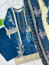 1498 Pakistani Heavy Lawn Suit - 8