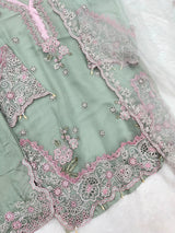 1144 Premium Pakistani Partywear - Sea Green