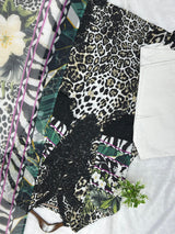 744 Readymade Jade Pakistani Floral Printed Lawn Suit - Cotton