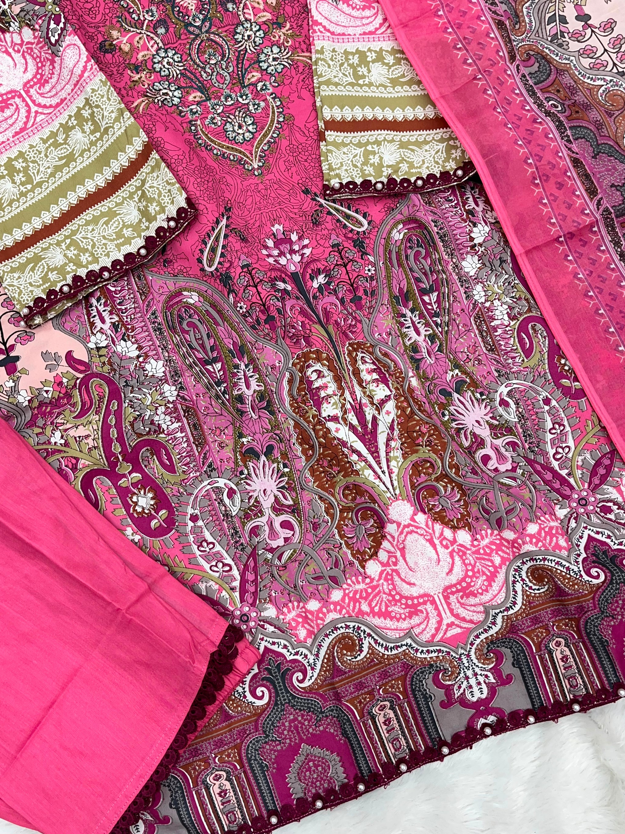 1309 Pakistani Embroidered Suit - Vandana Aarzu