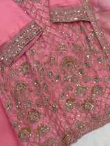 1427 Heavy Pakistani Partywear - Pink