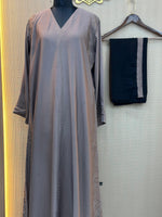 649 The Premium Abaya - Greige