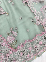 1144 Premium Pakistani Partywear - Sea Green