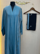 650 The Premium Abaya - Dusty Teal
