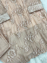 1401 Korean Floral CoordSet - Peach