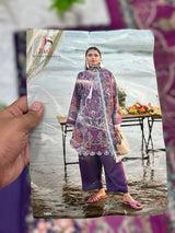 1000 Unstitched Casual Lawn Suit
