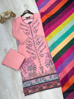 625 Premium Pakistani Lawn Suit - Pink
