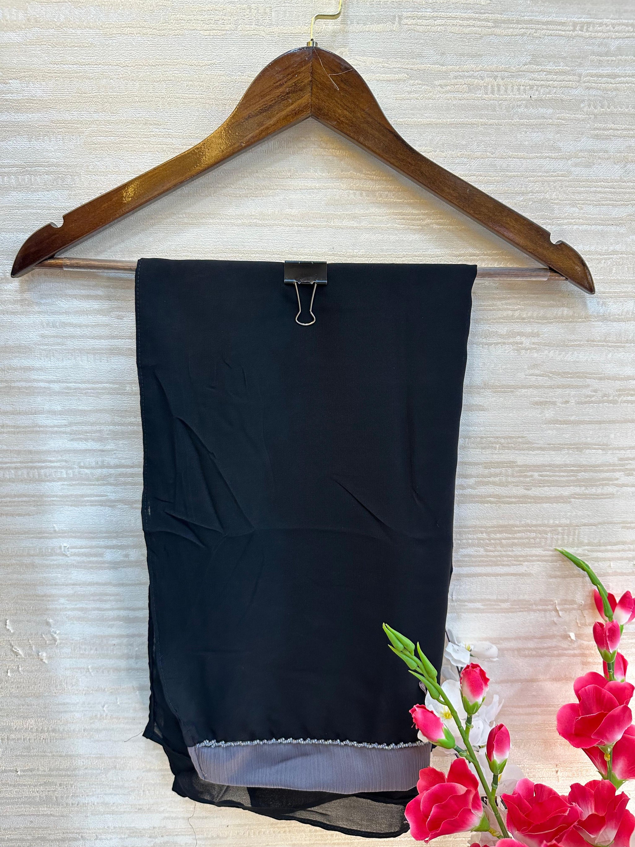1115 The Premium Abaya - Dusty Steel Gray