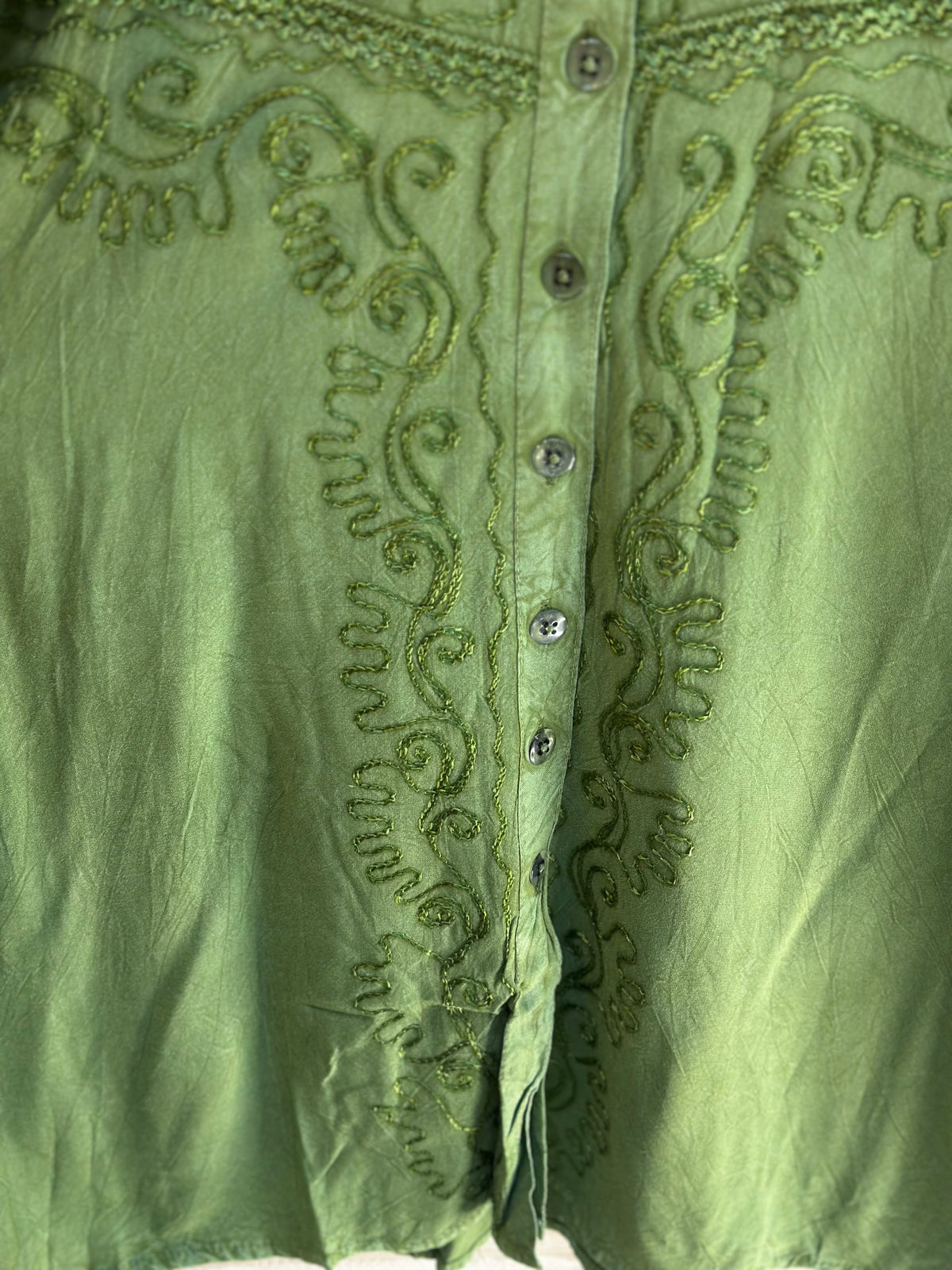 1399 Kashmiri Embroidered CoordSet - Green