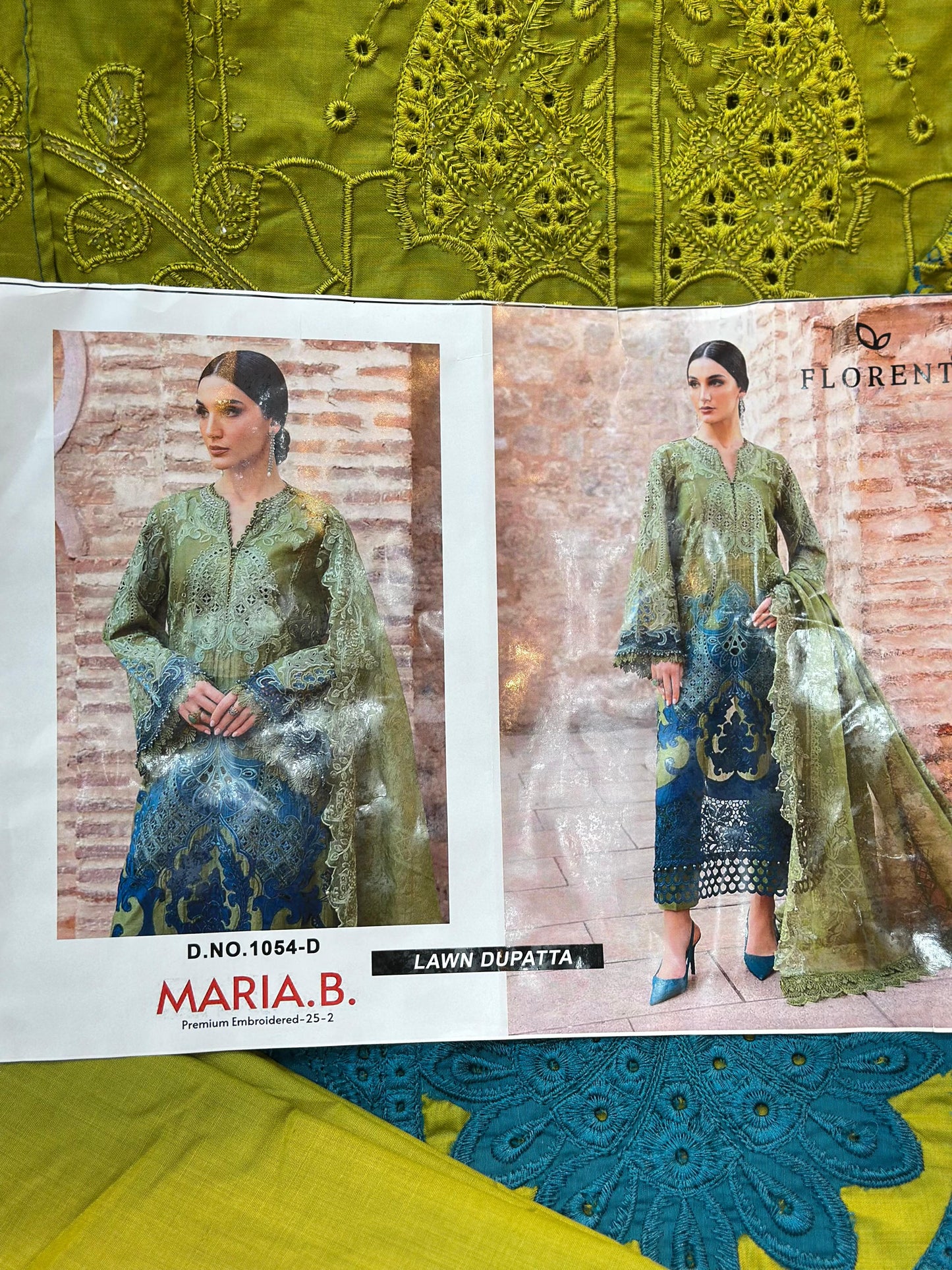 527 Maria-B Unstitched suit