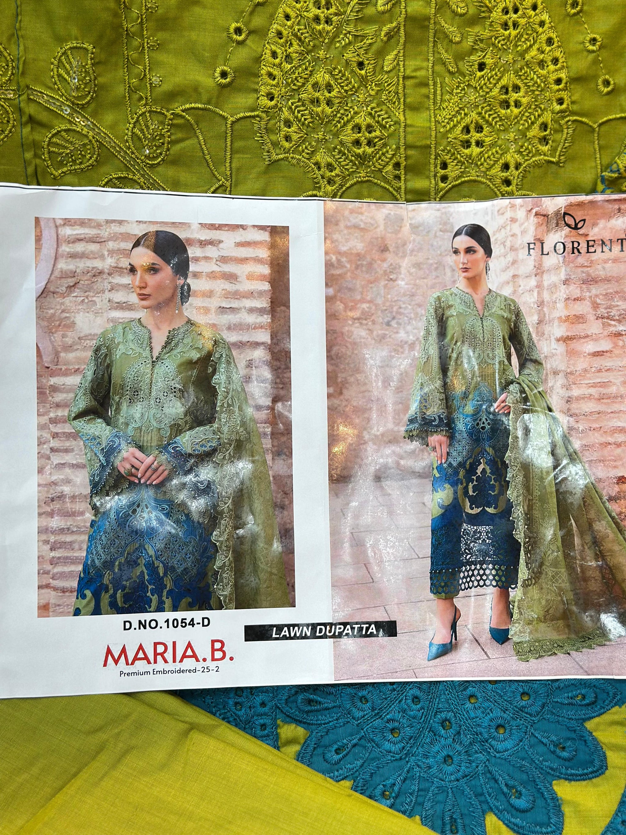 527 Maria-B Unstitched suit