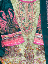 1304 Pakistani Embroidered Suit - Vandana Aarzu
