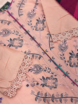 625 Premium Pakistani Lawn Suit - Pink