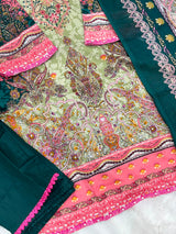 1304 Pakistani Embroidered Suit - Vandana Aarzu