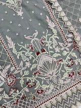 1143 Premium Pakistani Partywear - Grey