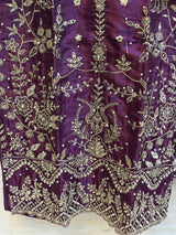 380 Imperial Gilded Tunic Sharara Set With Plazo Pant