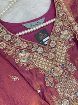 1426 Heavy Pakistani Partywear - Pink