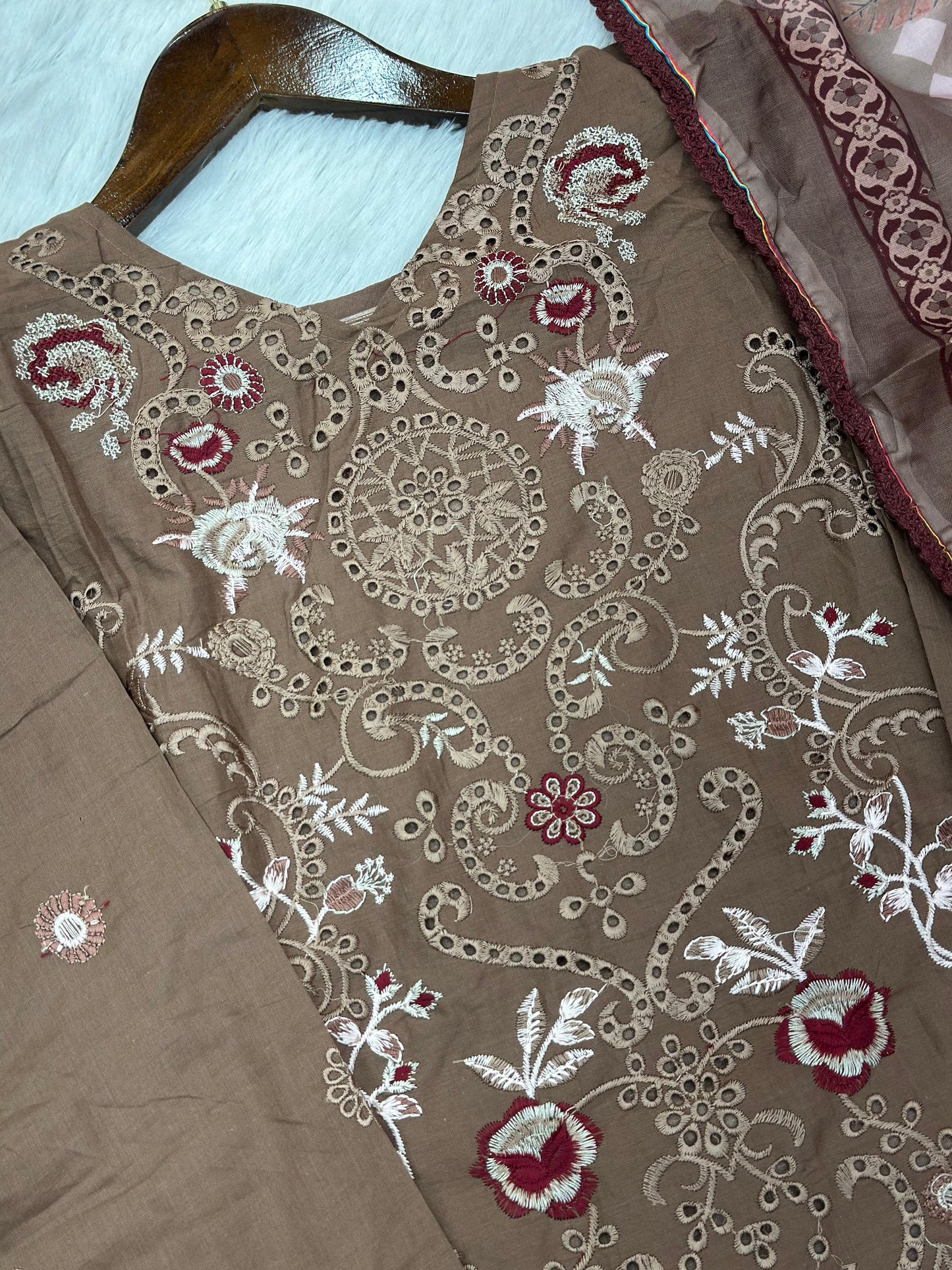 761 Elan Readymade Pakistani Chikankari Suit