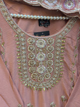 1784 Pakistani Party Wear - Dusty Peach
