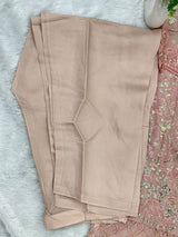 1433 Heavy Pakistani Partywear -  Nude Pink