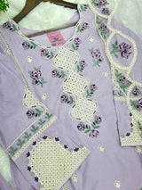 657 Premium Pakistani Lawn Cordset Set