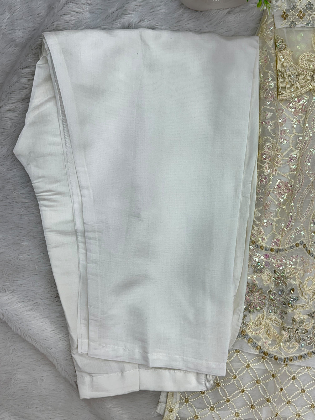 1433 Heavy Pakistani Partywear -  Off White