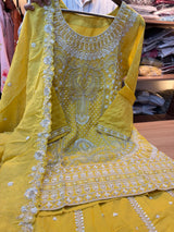 316 Imperial OG Husnara Gharara Set - Golden Citrine