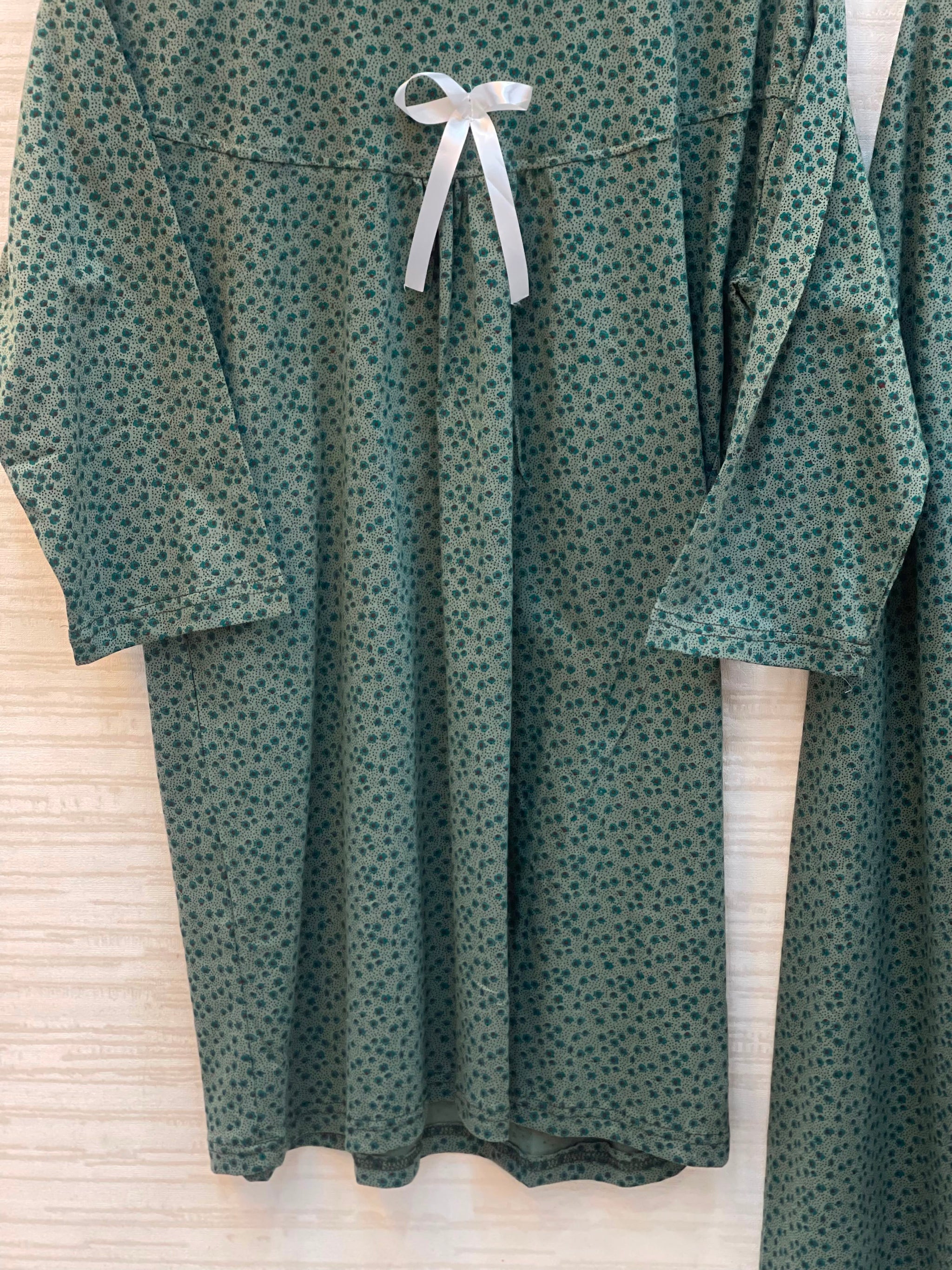 1014 Korean Bow Night Wear - Dusty Olive