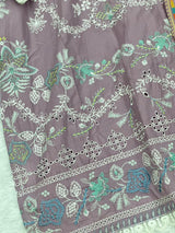 676 Pakistani Lawn Farshi Suit