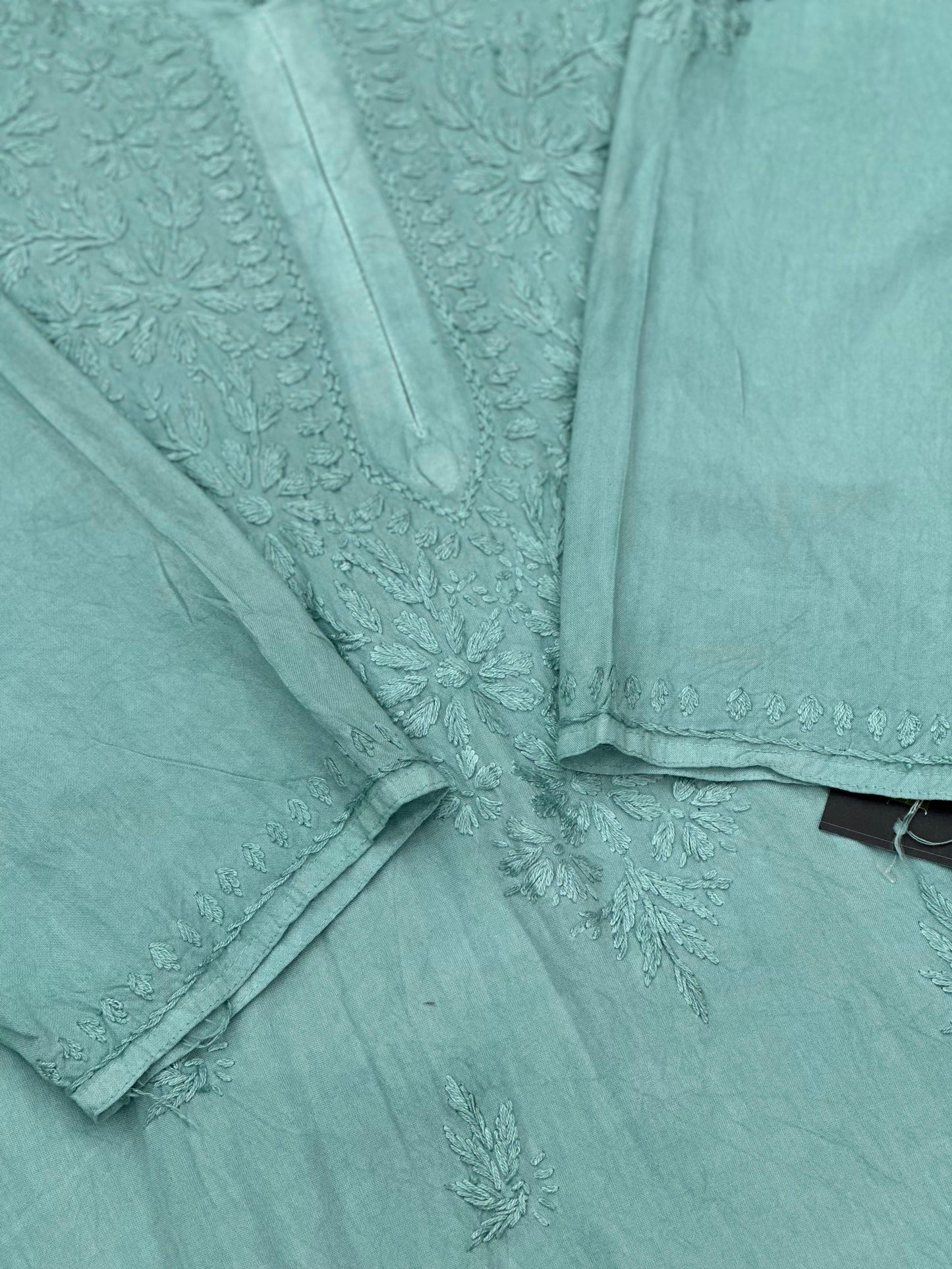 693 Lucknowi Palazzo Set - Sea Green